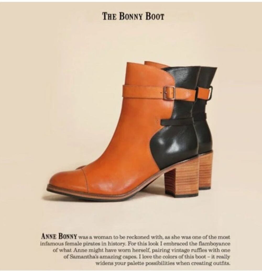 Wolverine 1000 Mile By Samantha Pleet Boots Bonny Pull On Heel Booties Leather 8